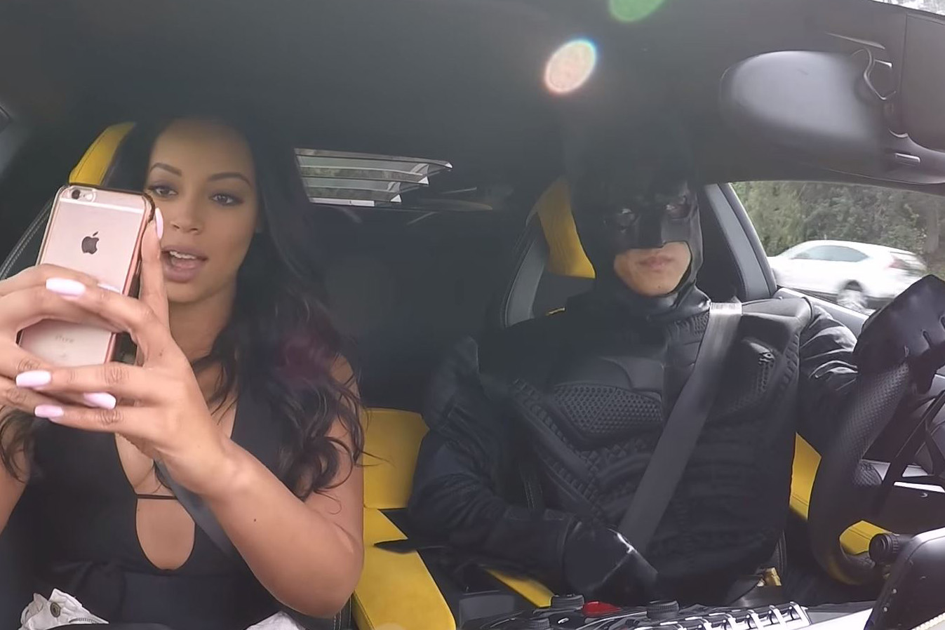 Video: Batman Uber Prank In A Lamborghini Aventador