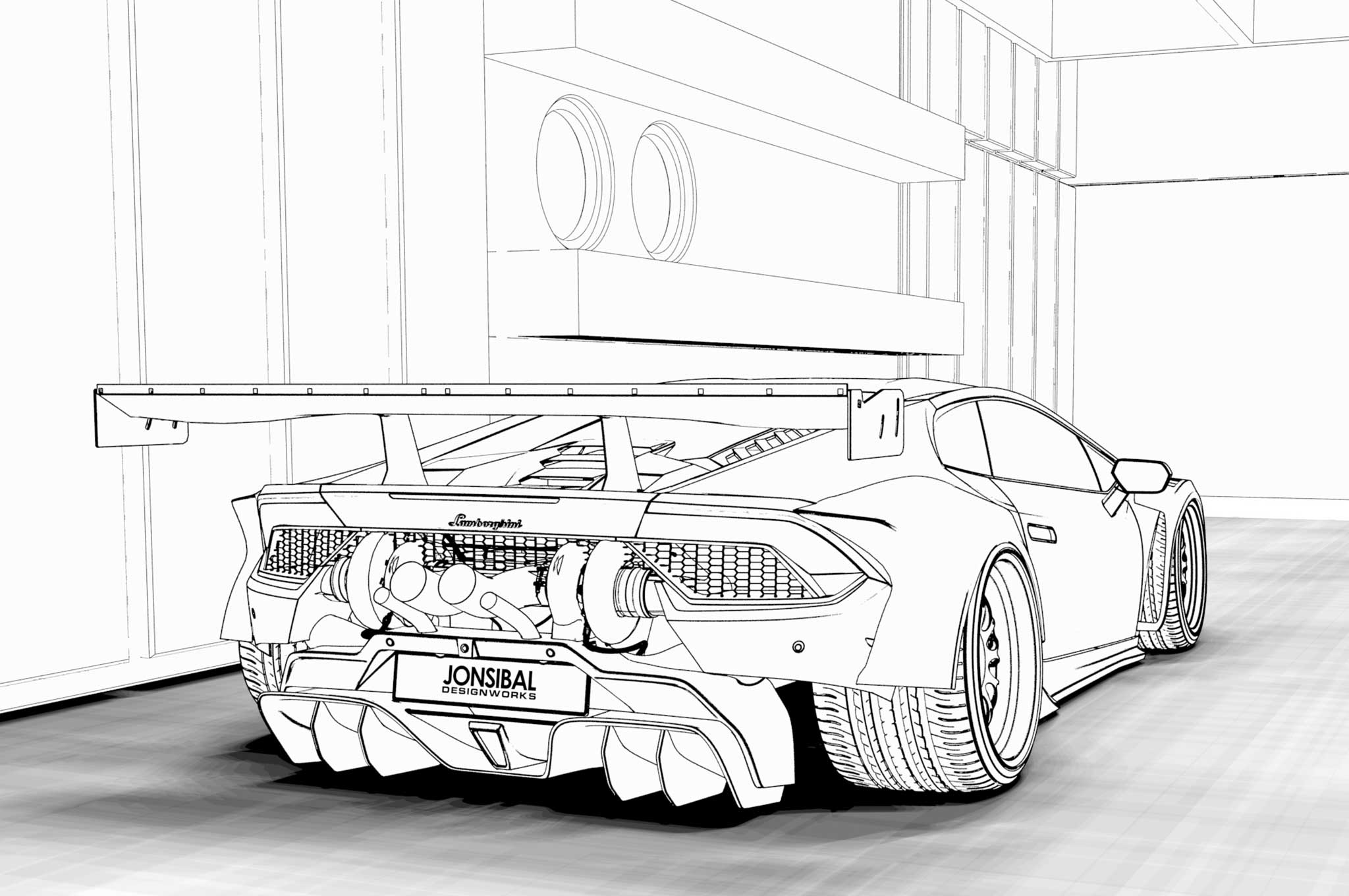 Download Free Car Colouring Pages: Downloads Of Ferrari F40, Toyota Supra, Nissan GT-R And More