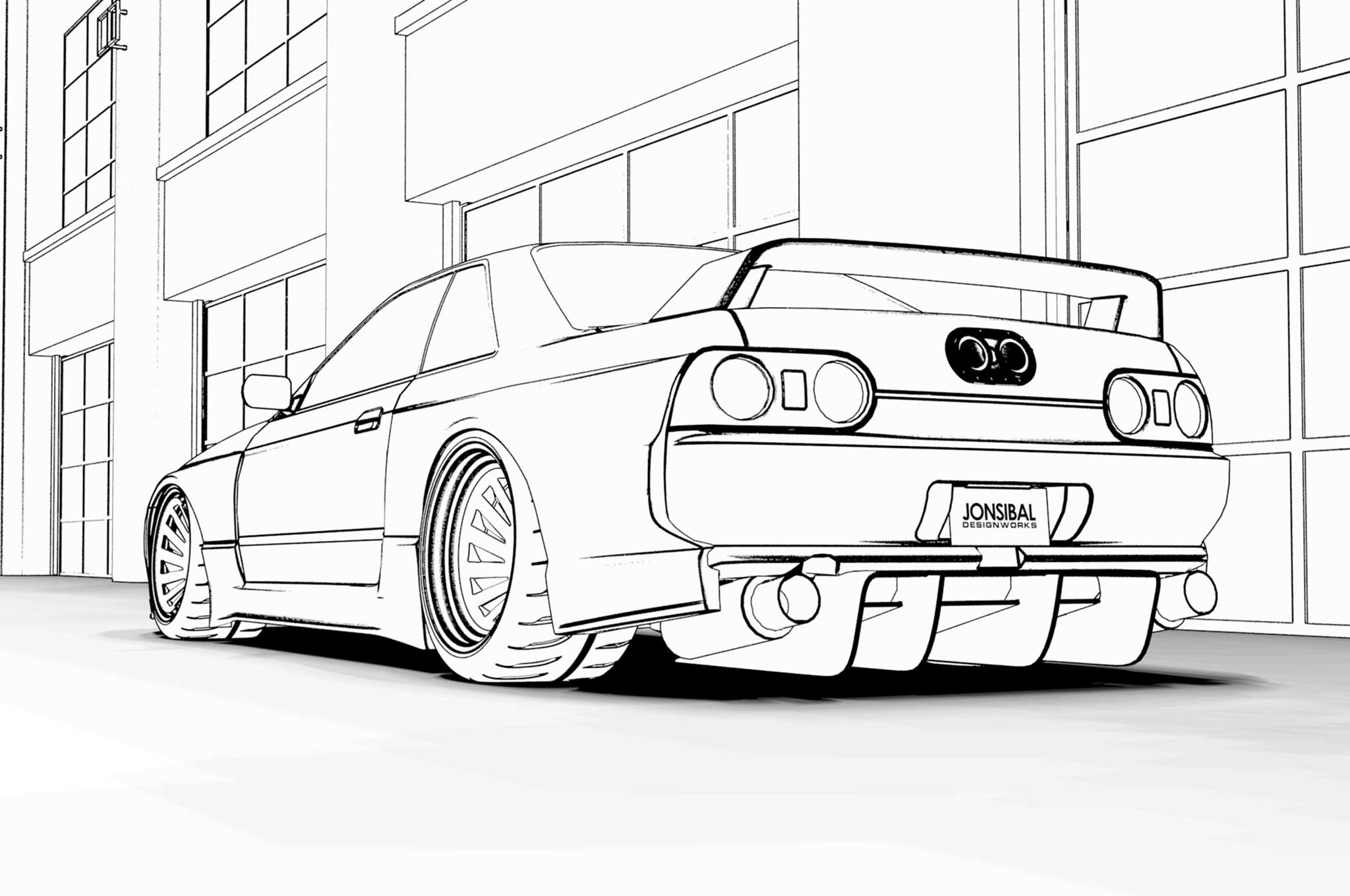 Download Free Car Colouring Pages: Downloads Of Ferrari F40, Toyota ...