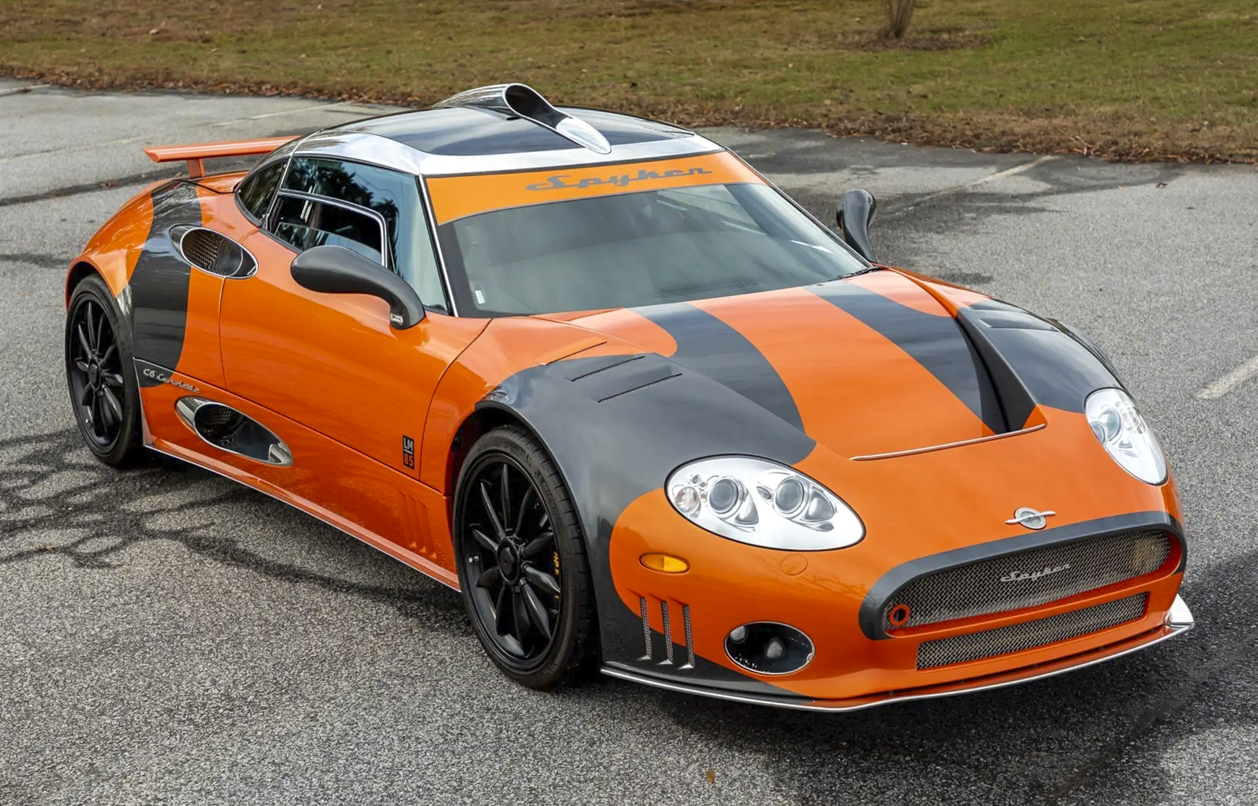 Rare 1 of 15 Spyker C8 LM85 heads to auction in Miami.