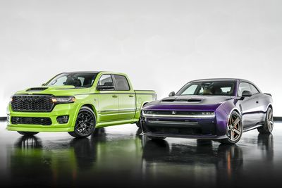 Mopar shows off at SEMA with the Dude Ram 1500 and SIXPACK Dodge Charger Concepts.