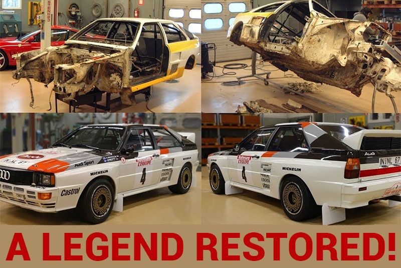 Kosten luister spijsvertering Restoring A WRC Championship Winning 1983 Audi Quattro A2