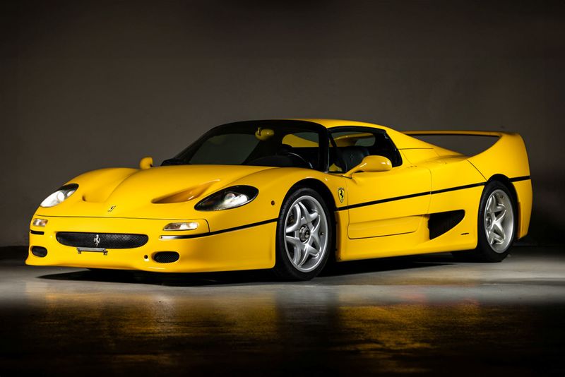 Ultra-rare 1997 Giallo Modena Ferrari F50 heads to auction in Hong
